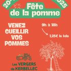 Venez cueillir vos pommes aux vergers de kerbellec à Brech